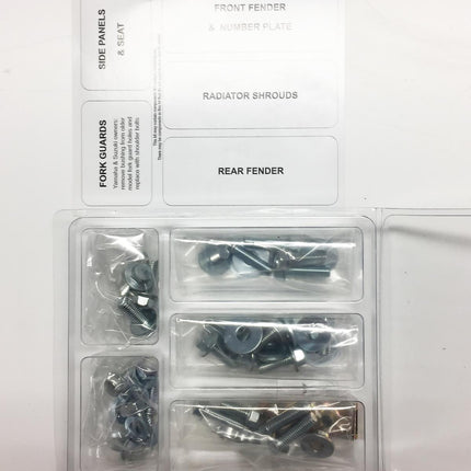 Plastic Bolt Kit YZ 125/250 96-01, Bolt Hardware YAM-9601104