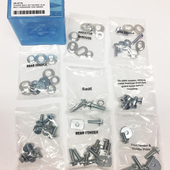 Plastic Bolt Kit Yzf/wrf 18-20, Bolt Hardware YAM-1800004