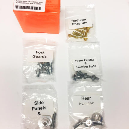 Plastic Bolt Kit KTM 85 Sx 03-12, Bolt Hardware KTM-031285SX