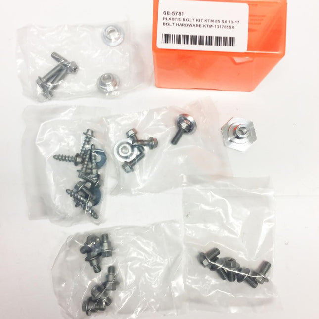 Plastic Bolt Kit KTM 85 Sx 13-17, Bolt Hardware KTM-131785SX
