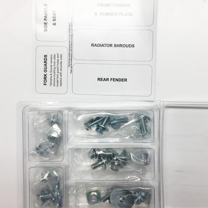 Plastic Bolt Kit RM 125/250 93-95, Bolt Hardware SUZ-9395103, BM9395103