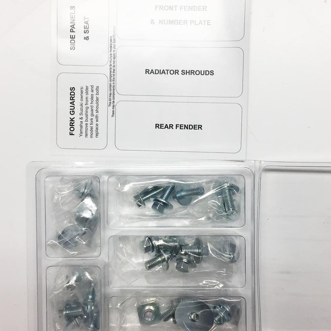 Plastic Bolt Kit RM 125/250 93-95, Bolt Hardware SUZ-9395103, BM9395103