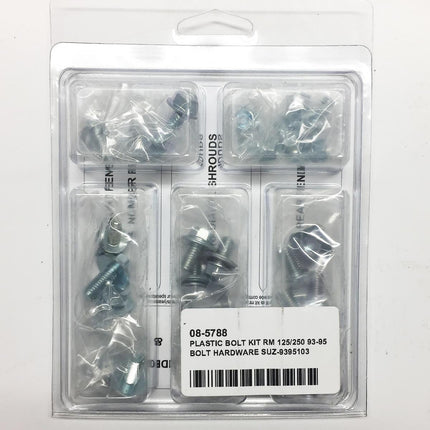 Plastic Bolt Kit RM 125/250 93-95, Bolt Hardware SUZ-9395103, BM9395103