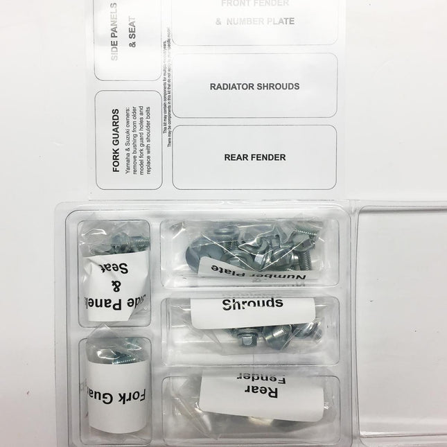 Plastic Bolt Kit RM 125/250 96-00, Bolt Hardware SUZ-9600104