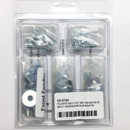 Plastic Bolt Kit RM 125/250 96-00, Bolt Hardware SUZ-9600104