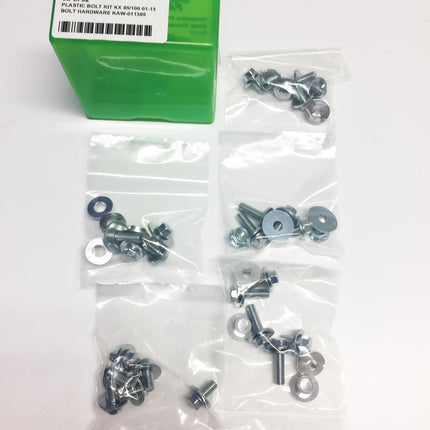 Plastic Bolt Kit KX 85/100 01-13, Bolt Hardware KAW-011385