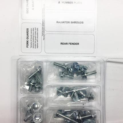 Plastic Bolt Kit KX 125/250/500, Bolt Hardware KAW-8804101