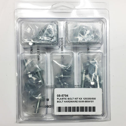 Plastic Bolt Kit KX 125/250/500, Bolt Hardware KAW-8804101