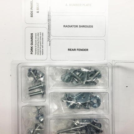 Plastic Bolt Kit KX 125/250 90-91, Bolt Hardware KAW-9091102