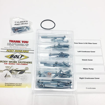 Engine Bolt Kit CRF 450 X 05-17, Bolt Hardware E-CFX4-0517
