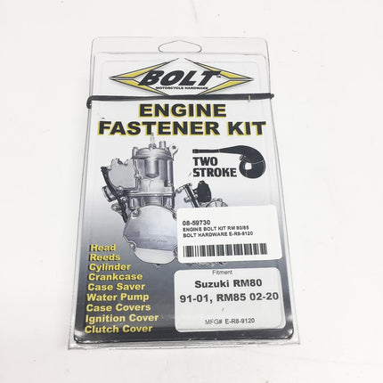 Engine Bolt Kit RM 80/85, Bolt Hardware E-R8-9120