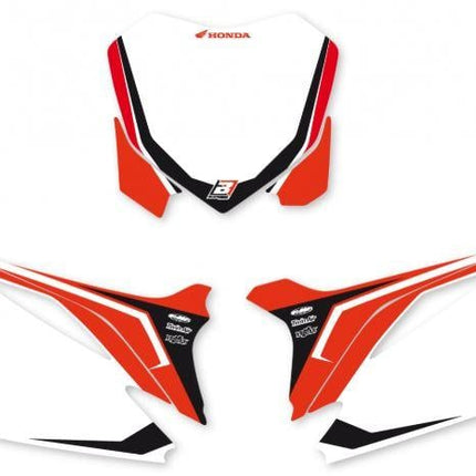 CRF 250/450 Honda Pre Cut, Blackbird 6111N, Number Board Backgrounds