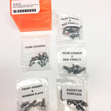 Plastic Bolt Kit KTM 125-500 19-20, Bolt Hardware KTM-PFK2