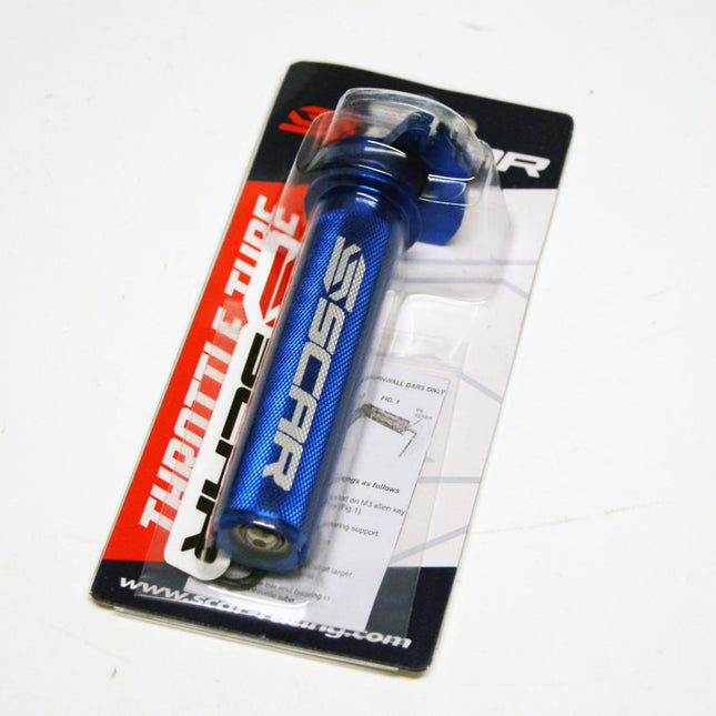 Aluminium Throttle Tube With Bearing Blue 18-26 Yamaha YZ 65 Cnc Billet Scar TT102