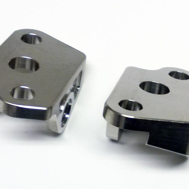Titanium Footpeg Mounts Brackets 06-26 Fantic Yamaha Xx YZ 125 250 GR5-TI Scar STFMB151