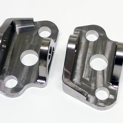 Titanium Footpeg Mounts Brackets 06-26 Fantic Yamaha Xx YZ 125 250 GR5-TI Scar STFMB151