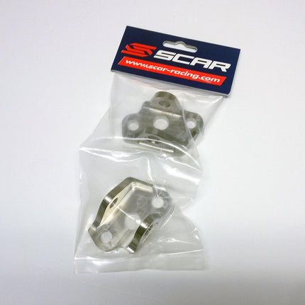 Titanium Footpeg Mounts Brackets 06-26 Fantic Yamaha Xx YZ 125 250 GR5-TI Scar STFMB151