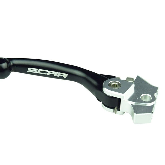 Brake Flex Lever Black 19-26 Kawasaki KX 250 450 X Aluminium Adjustable Reach Scar PBL300