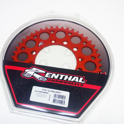 Rear Sprocket Renthal KTM Freeride, Ultralite 441U-520-46GPOR Orange, 441U-520-46GPOR