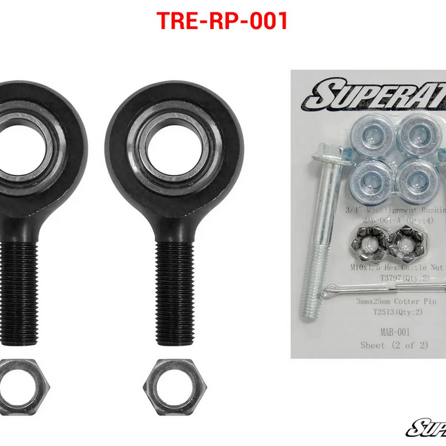 Polaris Heavy Duty Outer Tie Rod End Kit, Superatv TRE-RP-001