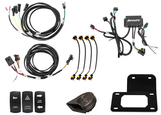 Plug & Play Deluxe Turn Signal Kit Polaris Ranger, 900, 1000 Superatv TSK-P-RAN900-004