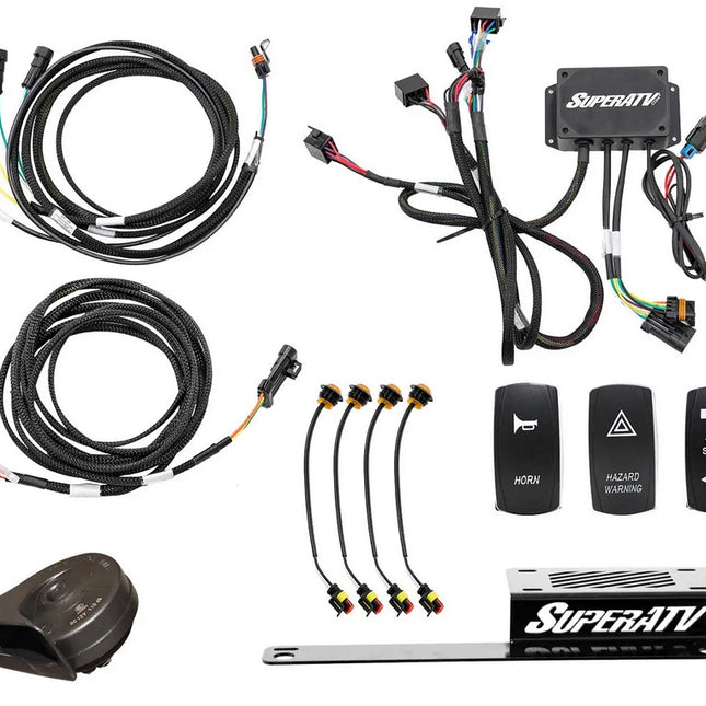 Plug & Play Deluxe Turn Signal Kit Polaris Rzr 900 1000 Superatv TSK-P-RZR1K-004