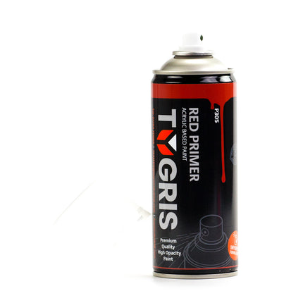 Tygris Red Primer Aerosol Spray Paint 400ml Acrylic