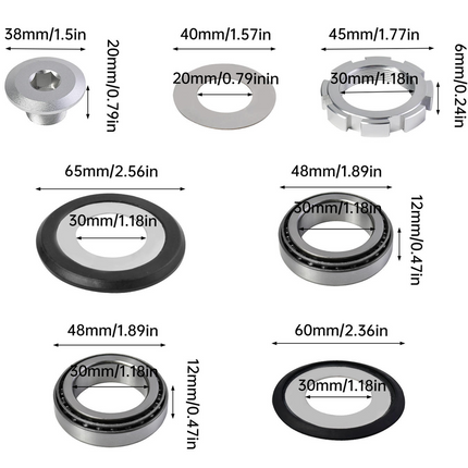 Headset Steering Triple Clamp Bearing Kit Sur-ron Ultra Bee