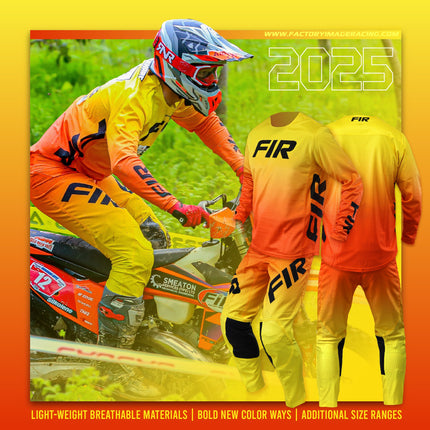 Lite Fade Pants Yellow Size 34, MX Race Wear, Enduro Gear