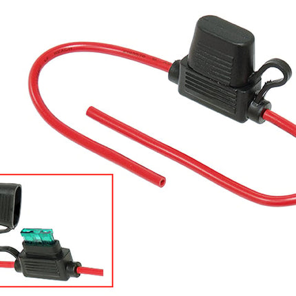 Blade Fuse Holder Inline 30AMP Standard. Each, UP-01353