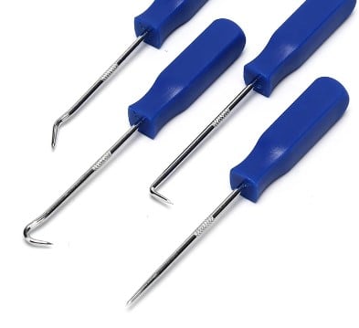Oil Seal Remover Pick & Hook Set 4Pcs