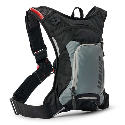 Moto Hydro 3L XTR Dirt Biking Hydration Pack XXL - Black/Grey - USWE 5203085001