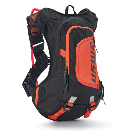Moto Hydro 8L Dirt Biking Hydration Pack - Black/Orange - USWE 5208090038