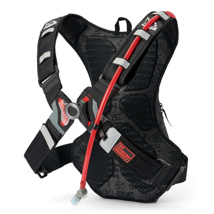 Moto Hydro 8L XTR Dirt Biking Hydration Pack XXL - Black/Grey - USWE 5208085001