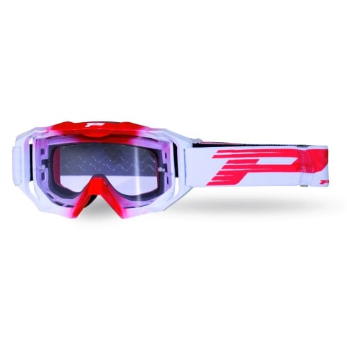 Progrip Venom Light Sensitive Goggles, Red/white, PG3200