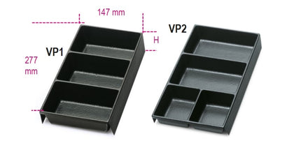 Thermoformed Trays for Small Items 35mm for Roller Cabs RSC22 RSC23 RSC23C - Beta Tools VP2