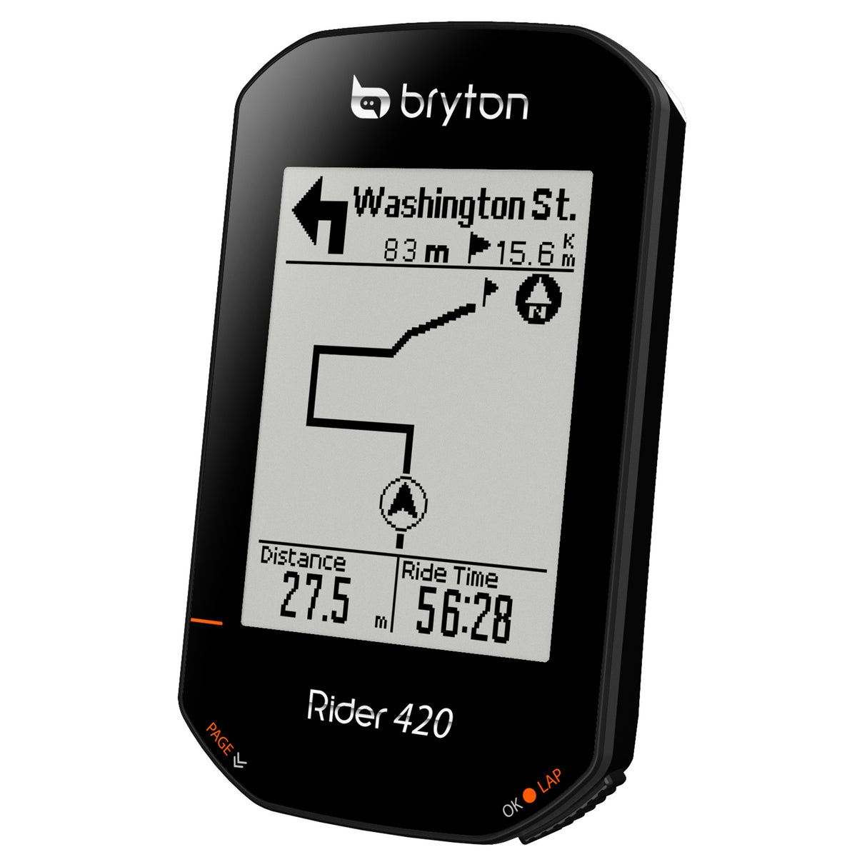 Bryton Rider 420H GPS Cycle Computer Bundle With Heart Rate