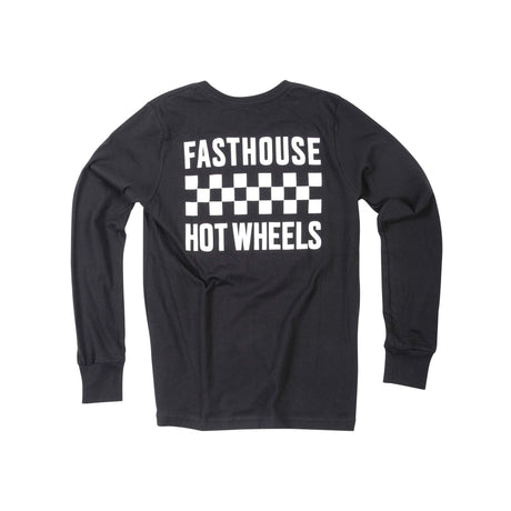 Fasthouse Youth Stacked Hot Wheels Long Sleeve Tee