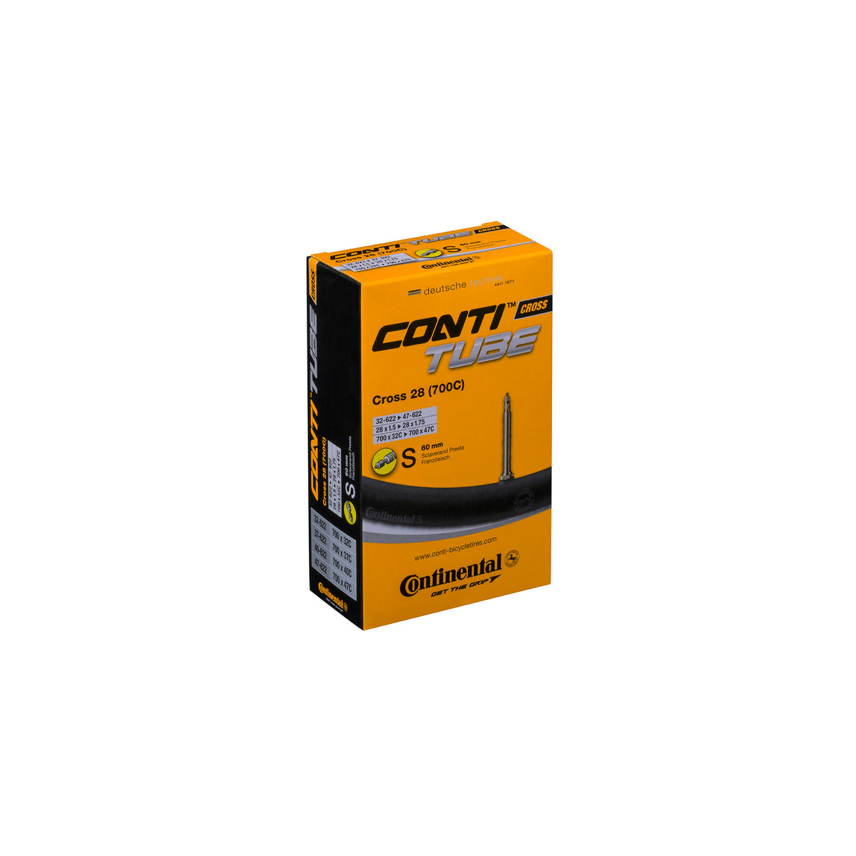 Continental Cross Tube - Presta 60mm Valve