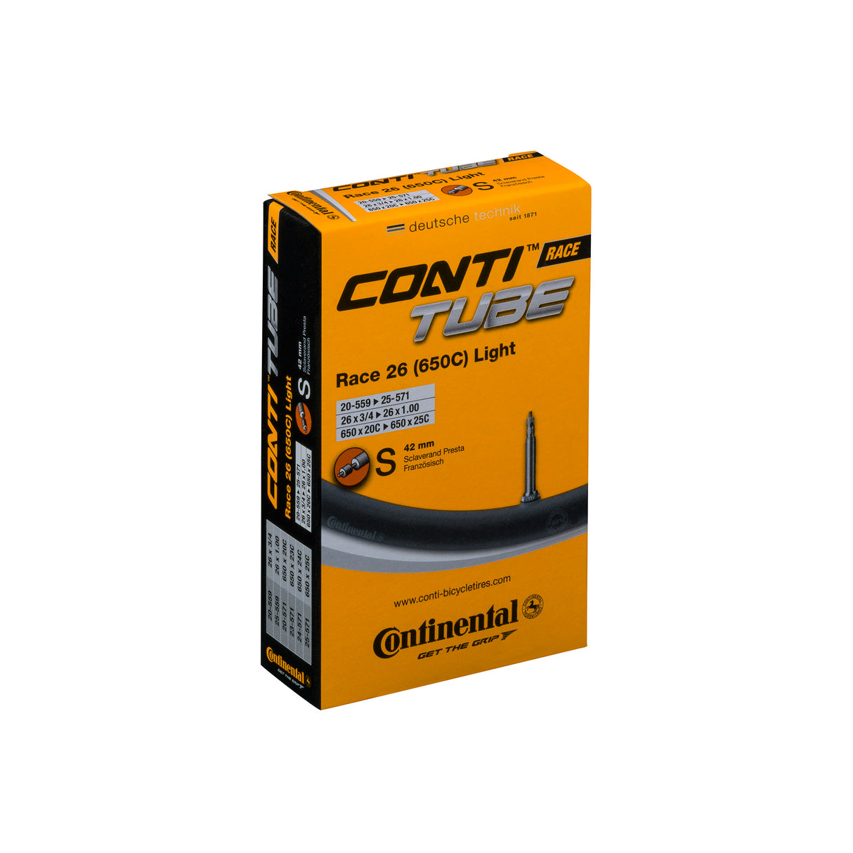 Continental Race Tube Light - Presta 42mm Valve