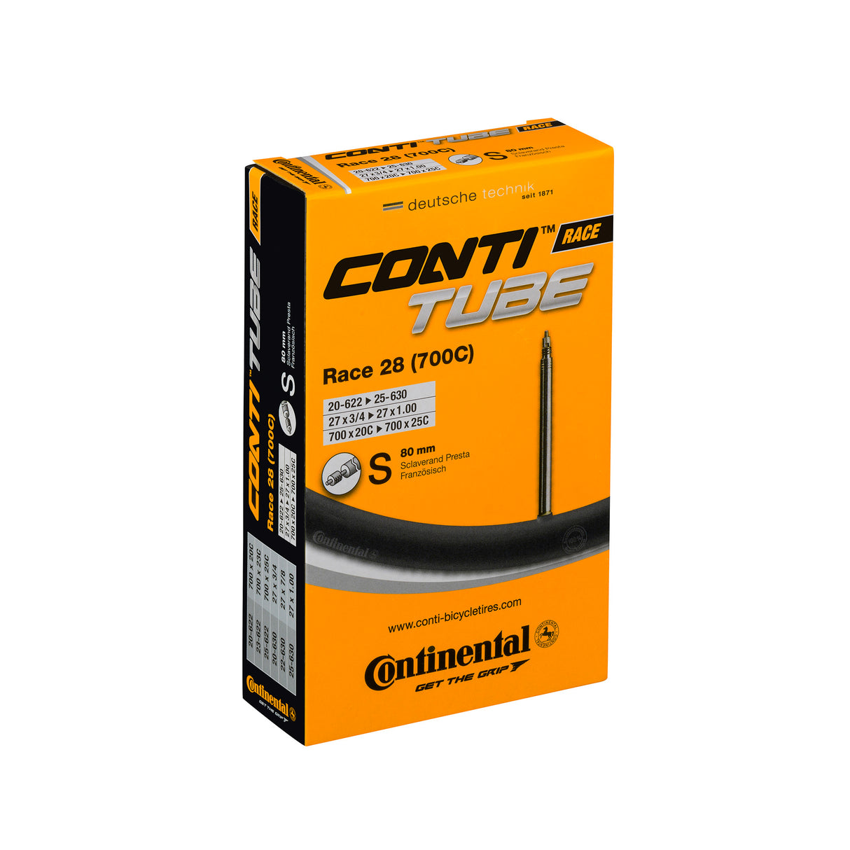 Continental Race Tube - Presta 80mm Valve